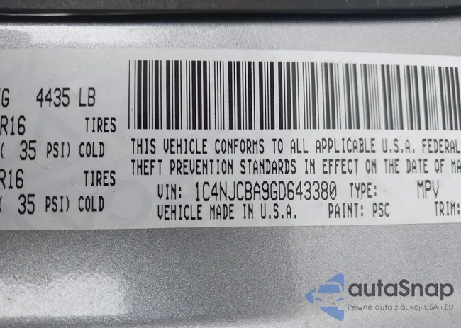 1C4NJCBA9GD643380: 44439907