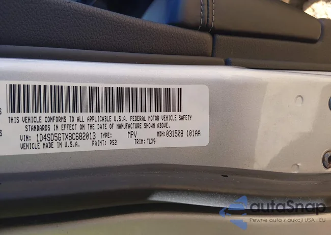 1D4SD5GTXBC682013: 44439948