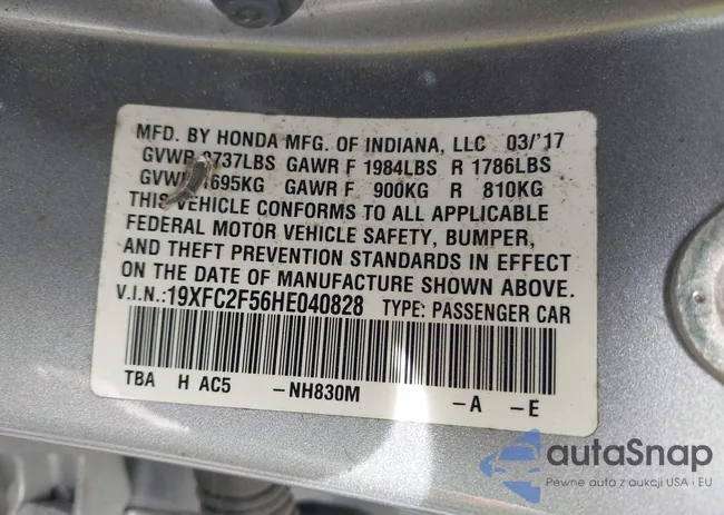 19XFC2F56HE040828: 44439977
