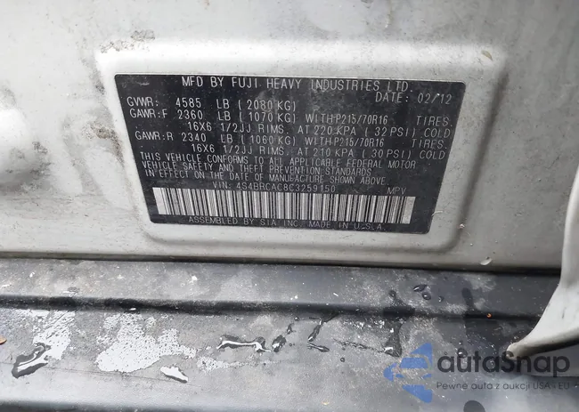 4S4BRCAC8C3259150: 44440064