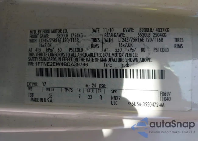 1FTNE2EW4BDA39766: 44440097