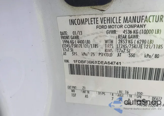 1FDBF3B6XDEA64741: 44440264