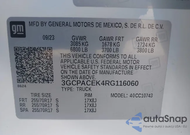 3GCPACEK4RG116060: 44439441