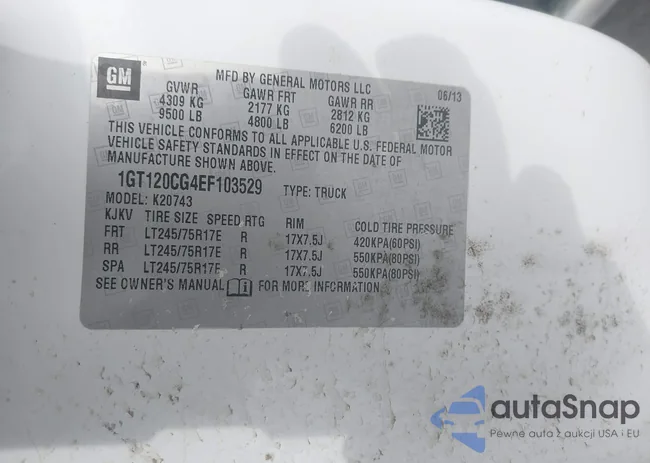 1GT120CG4EF103529: 44439459