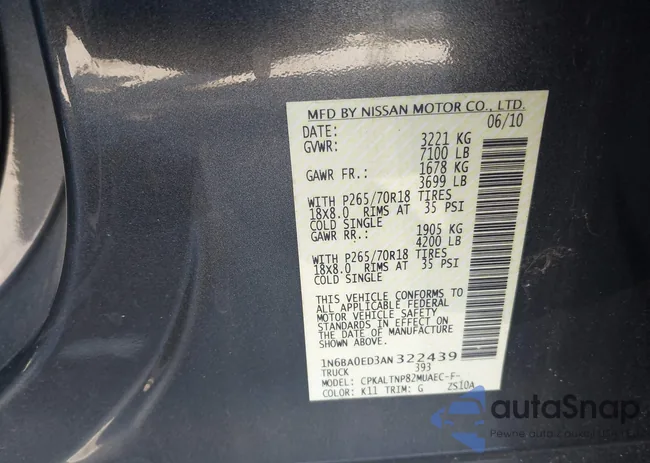 1N6BA0ED3AN322439: 44439465