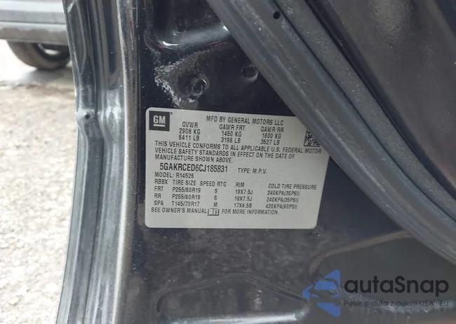 5GAKRCED6CJ185831: 44439664