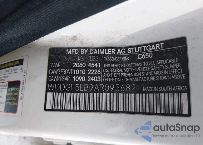 WDDGF5EB9AR095682: 44439717