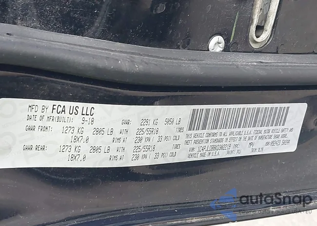 1C4PJLDB8KD302219: 44440761