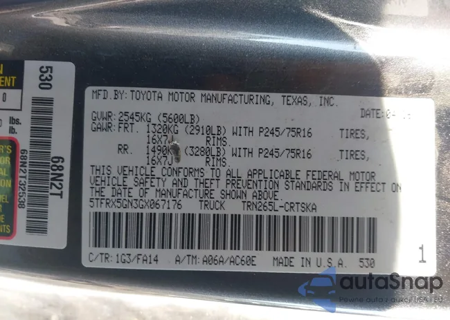 5TFRX5GN3GX067176: 44440853