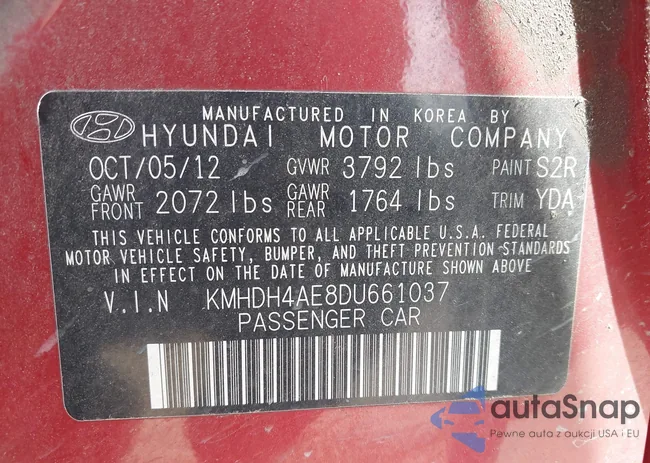 KMHDH4AE8DU661037: 44440894