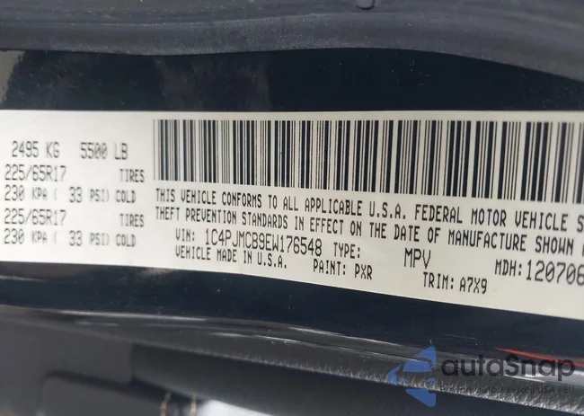 1C4PJMCB9EW176548: 44440943