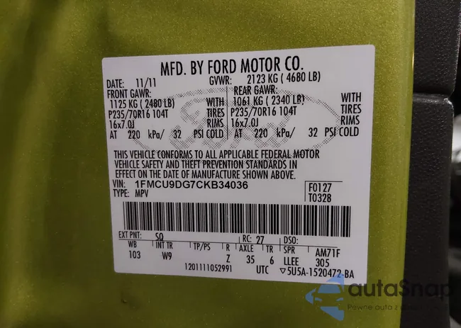 1FMCU9DG7CKB34036: 44440960