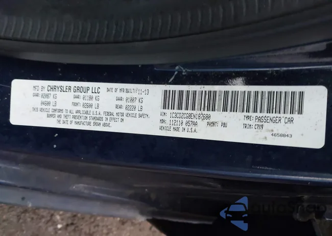 1C3CDZCG8EN187680: 44441058