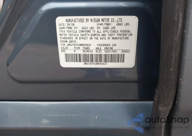 JNKCV61F49M050621: 44441068