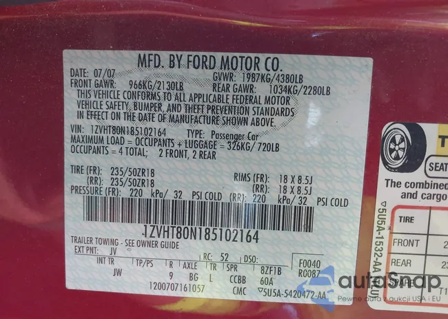 1ZVHT80N185102164: 44441124