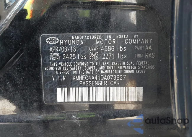 KMHEC4A41DA073637: 44440438