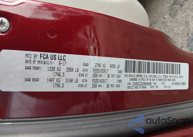 2C4RDGCG2HR848038: 44440449