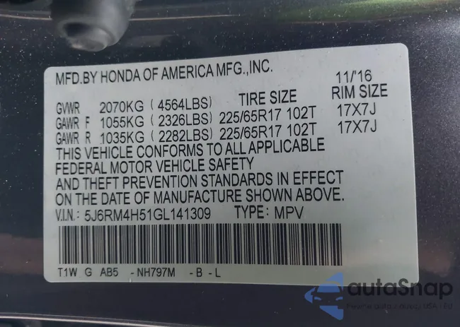 5J6RM4H51GL141309: 44440664