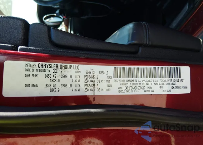 1C4RJFBGXDC638617: 44440678