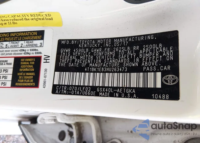 4T1BK1EB3HU263473: 44440728