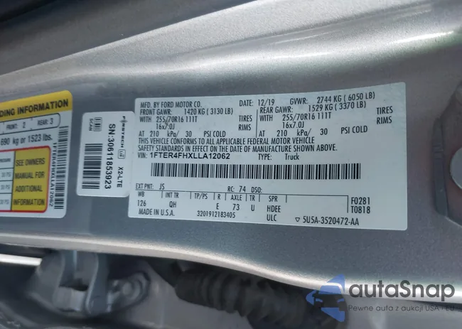 1FTER4FHXLLA12062: 44442344