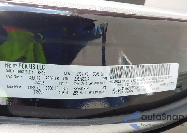 2C4RC1BG8HR527090: 44441421