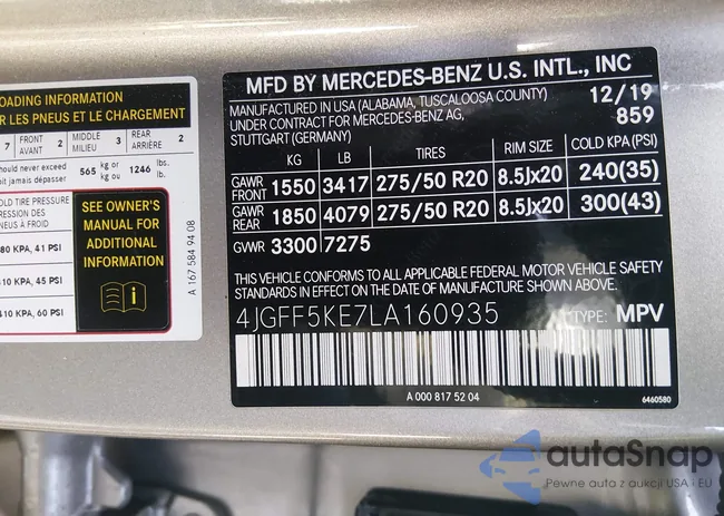 4JGFF5KE7LA160935: 44441431