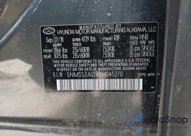 5NMS53ADXKH045270: 44441663