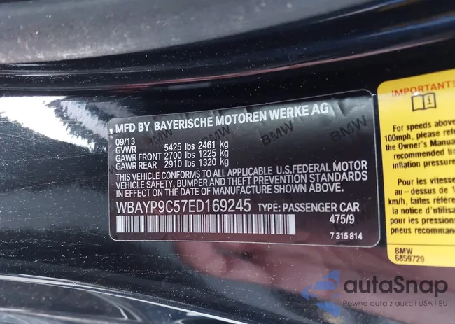 WBAYP9C57ED169245: 44441745