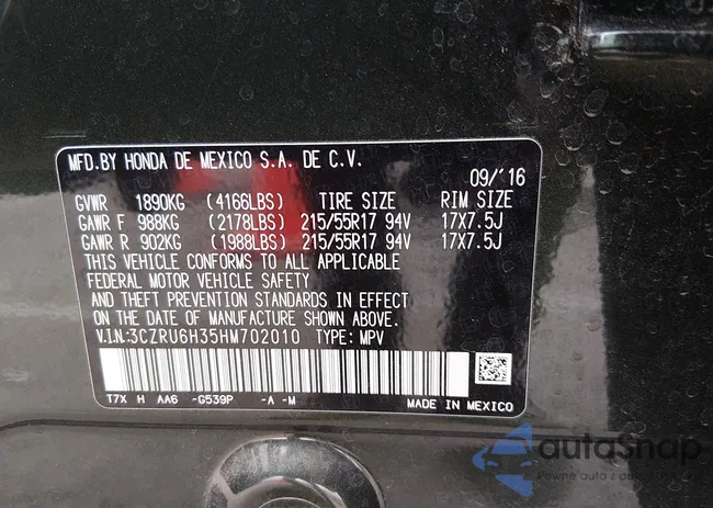 3CZRU6H35HM702010: 44442799