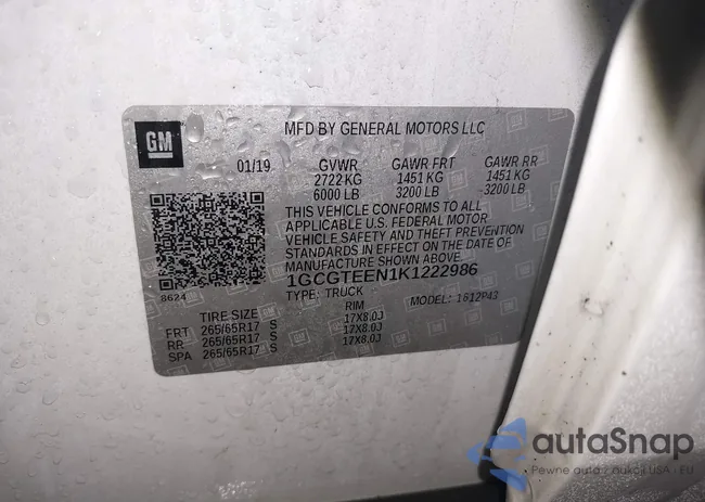 1GCGTEEN1K1222986: 44442935