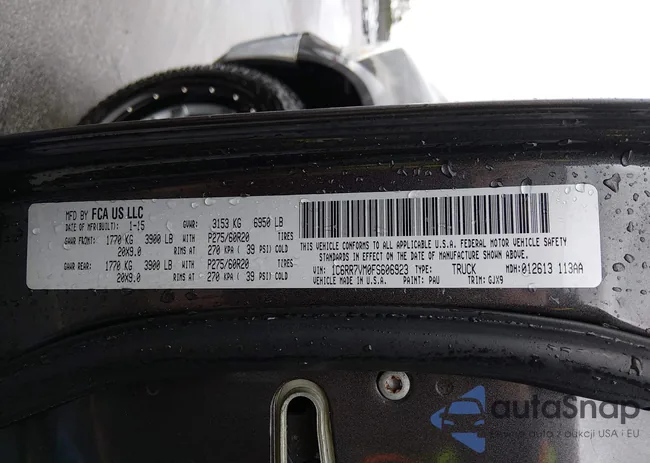 1C6RR7VM0FS606923: 44443277