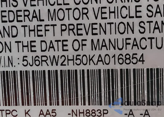 5J6RW2H50KA016854: 44442434