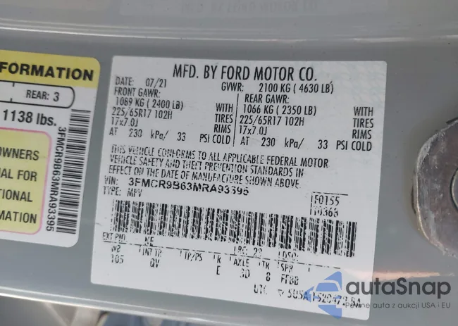 3FMCR9B63MRA93395: 44442612