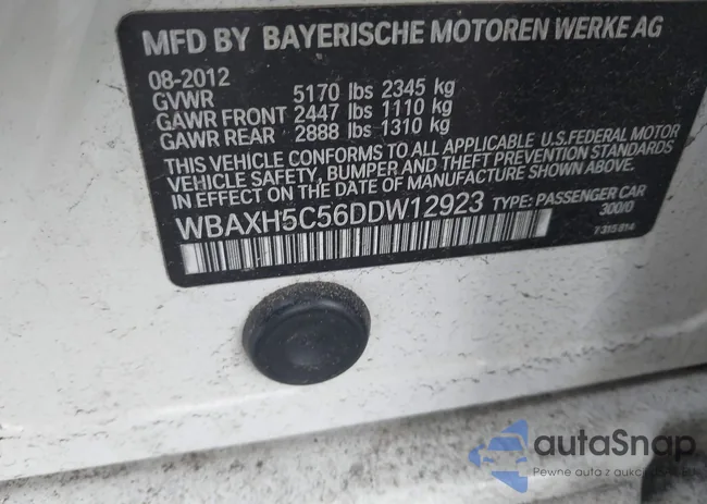 WBAXH5C56DDW12923: 44442632