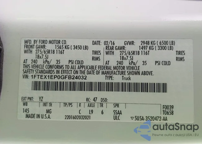 1FTEX1EP0GFB24032: 44442648