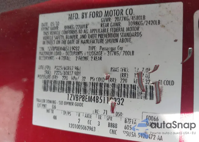 1ZVBP8EM4B5119932: 44444153