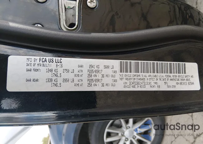 3C4PDDBG1HT513101: 44444176