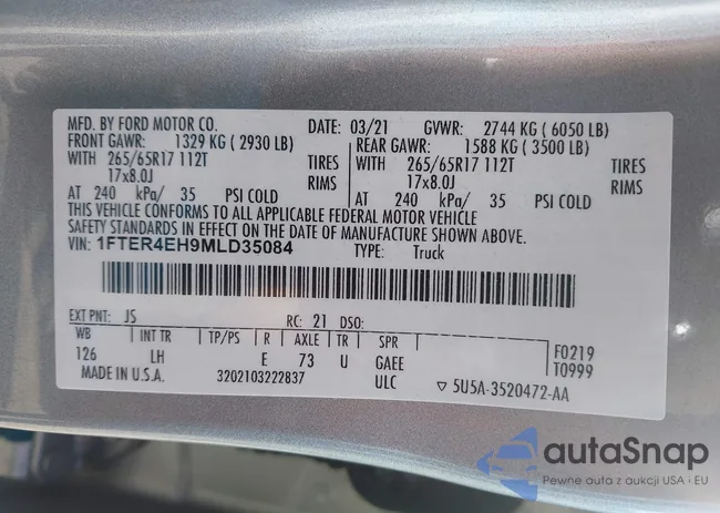 1FTER4EH9MLD35084: 44444181