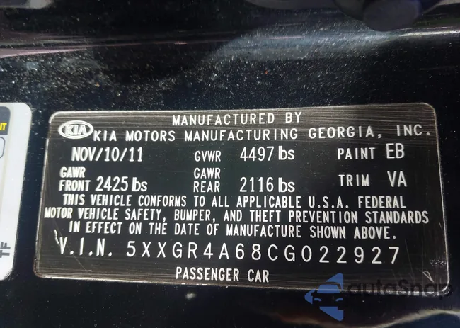 5XXGR4A68CG022927: 44444231