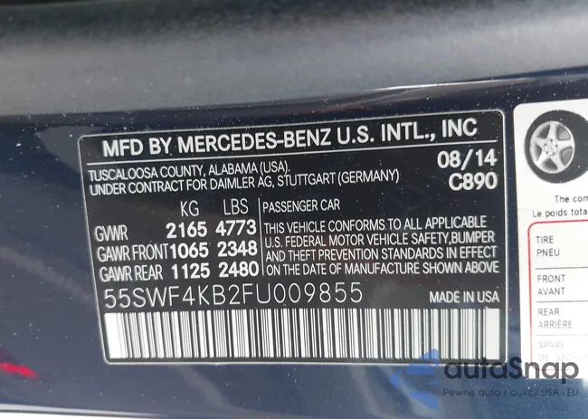 55SWF4KB2FU009855: 44443427