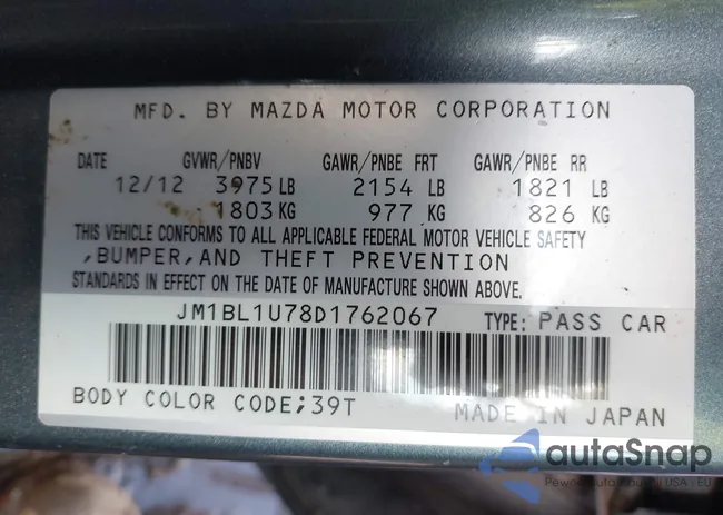 JM1BL1U78D1762067: 44443441