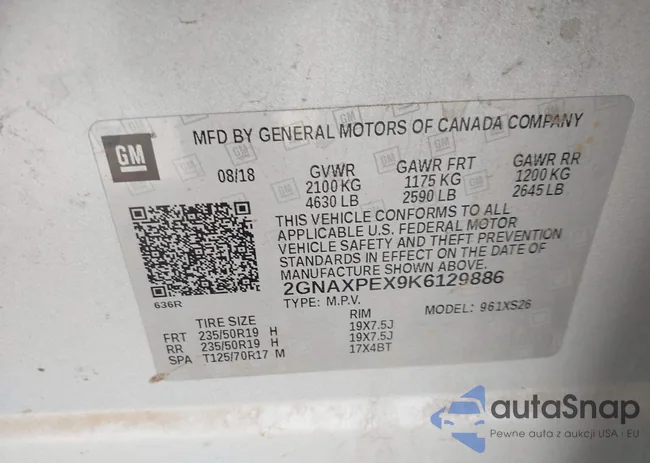 2GNAXPEX9K6129886: 44443539