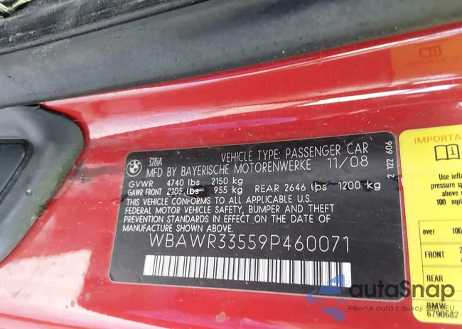 WBAWR33559P460071: 44443729