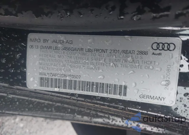 WAUYGAFC2DN153507: 44444967