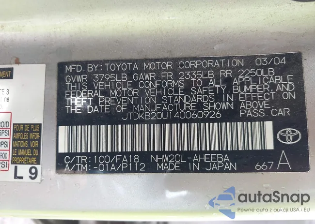 JTDKB20U140060926: 44445060