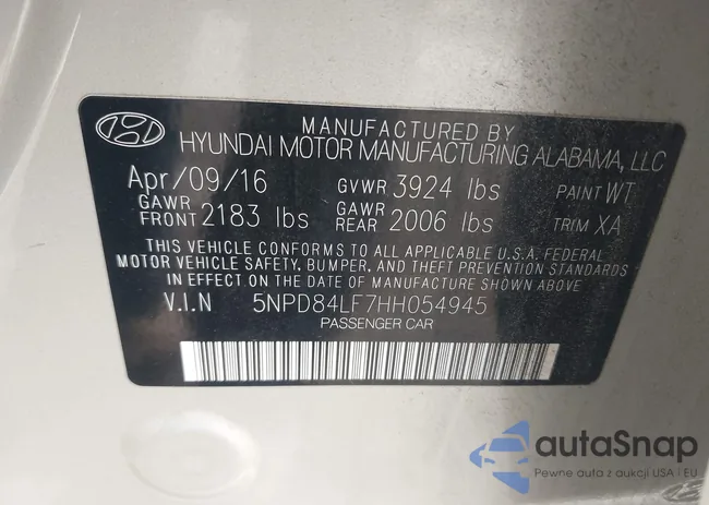 5NPD84LF7HH054945: 44445309