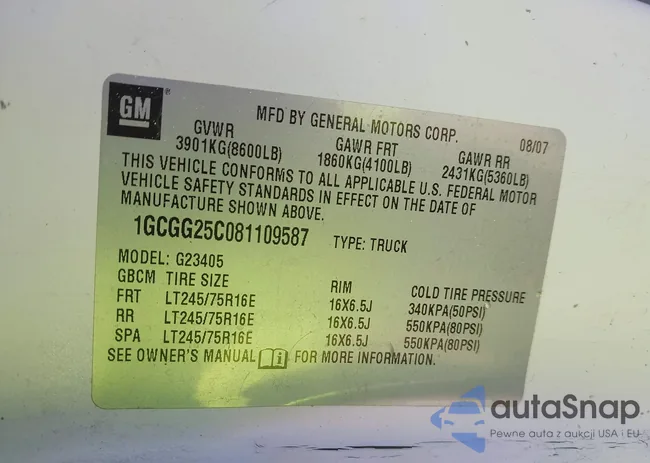 1GCGG25C081109587: 44444351