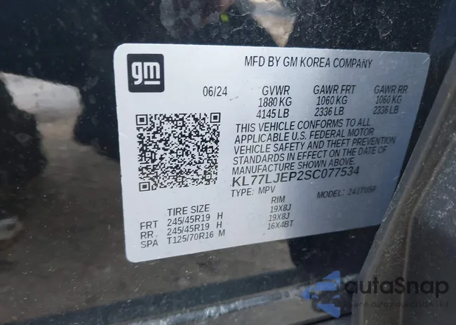 KL77LJEP2SC077534: 44444580