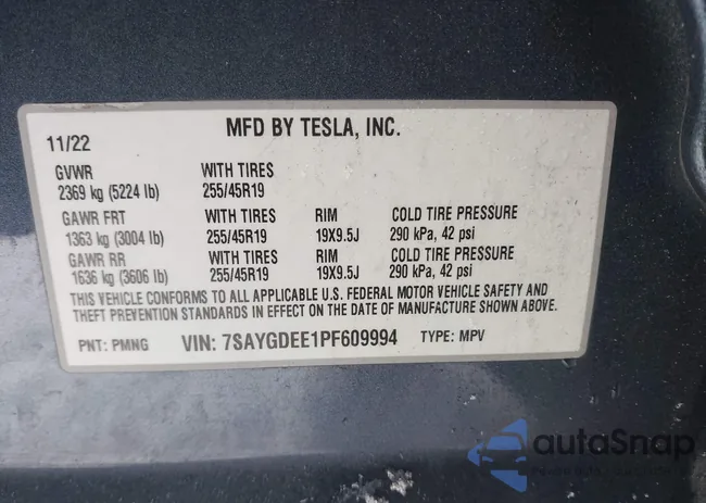 7SAYGDEE1PF609994: 44444685